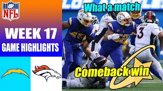 Los Angeles Chargers vs Denver Broncos WEEK 17 [FULL GAME] | NFL Highlights TODAY 2023