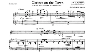 [Score] Clarinet on the Town - Ralph Hermann (for clarinet solo and concert band)