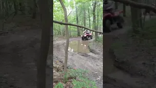 2023 new honda rubicon 520 hitting mud