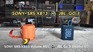 SONY SRS-XB13 vs JBL GO 3