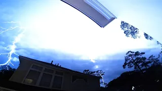 🌩️⚡ IN SANE Lightning Storm ⚡🌩️ GoPro View 📹 Houston, TX 🌎 4/6/2023 📅