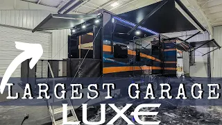 The Largest Toy Hauler of Luxe Fifth Wheels - Walk Through