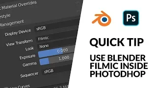 Use Blender Filmic inside Photoshop