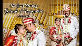 Gobinath & Ushananthini | Cinematic Wedding | Awesome Creation | 4k