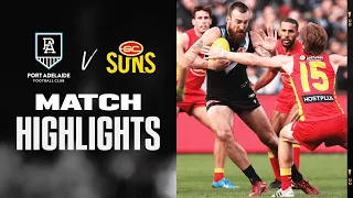 Port Adelaide v Gold Coast Suns Highlights | Round 15, 2022 | AFL