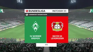 FIFA 23 Gameplay - SV Werder Bremen vs. Bayer 04 Leverkusen
