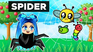 Playing as a SPIDER in Roblox!