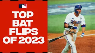 TOP bat flips of 2023! (Ft. Shohei Ohtani, Ronald Acuña Jr., Juan Soto and MORE)