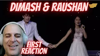 DIMASH & RAUSHAN | ALL BY MYSELF | FIRST REACTION | WANTED MORE OF HER!!