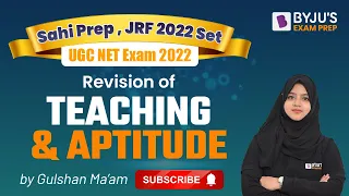 NTA UGC NET Paper 1 2022 Exam | Revision of Teaching Aptitude | Gulshan Ma'am | NTA UGC NET 2022