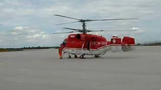 Kamov KA32 engine start at munich airport