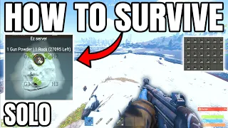 How to Survive SOLO - Rust Console Edition