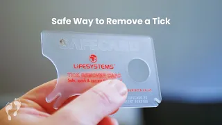 How to Remove a Tick 👣 Lifesystems Safe Card