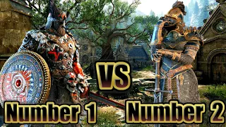 FOR HONOR -  Number 1 Ranked Warlord VS Number 2 ranked Warmonger GREAT VIBS