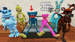 FİVE NİGHT AT FREDDYS HUGGY WUGGY OĞLUNU KAÇIRDI (Poppy Playtime Mod) - GTA 5