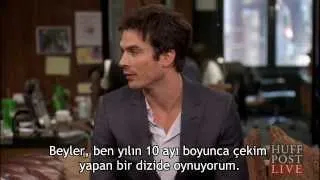 Ian Somerhalder Talks About 'Fifty Shades of Grey' Huffpost Live [Altyazılı]