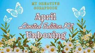 My Creative Scrapbook April 2024 Limited Edition Kit Unboxing