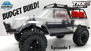 Budget Build / EP1 - Traxxas TRX-4 Sport Kit - How it Assembles