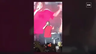 J. Cole calms fans chanting "F**k Lil Pump, F**k 6IX9INE"