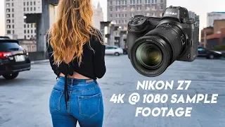 Nikon Z7 4k and 120 Slow Motion Test Footage - Full Frame vs Super 35mm Crop Mode