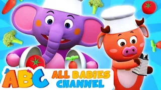 ABC | I Love Vegetables And More Nursery Rhymes | All Babies Channel