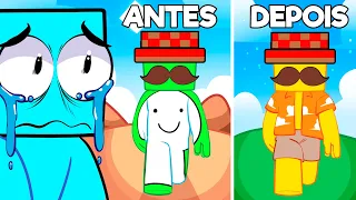 🟩Visual Antigo X Visual Novo Dos Personagens!