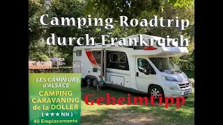 Mit WOHNMOBIL mautfrei durch Frankreich - Familien-Camping-Geheimtipp: "Camping de la Doller"