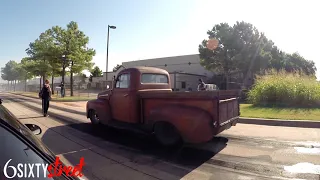 Street race Boosted Camaro the Plumber vs The Mutt 1951 Ford F