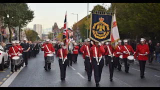 Burntollet Sons Of Ulster FB @ ABOD Remembrance Day Parade 11/11/12