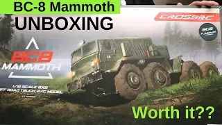 Cross RC BC-8 Mammoth Unboxing - Insane 8x8 Scale Rig!