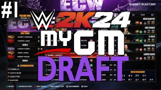 WWE 2K24 My GM Mode: THE DRAFT - Episode 1