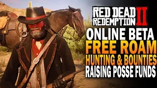 RDR2 Online Free Roam! Hunting, Bounties, Raising Money! Red Dead Redemption 2 Online