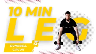 10 MIN LEG WORKOUT ( Dumbbell Only No Repeat )