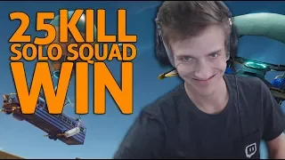 Amazing 25 Kill Solo Squad Win - Fortnite Gameplay - Ninja