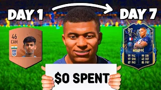 I Had 7 Days To Beat FIFA With $0 Spent…