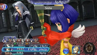 DFFOO GL ONE-WINGED ANGEL EX WITH SAZH/EIKO/SEPHIROTH AND QUISTIS FRIEND 93 TURNS 55K SCORE