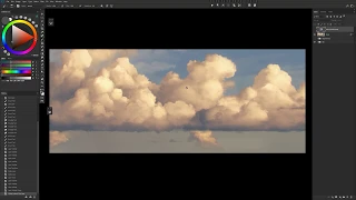 Paint clouds easily with Gradient Maps