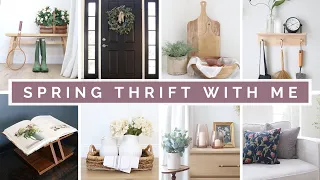 SPRING HOME DECOR ON A BUDGET | THRIFT WITH ME + HAUL