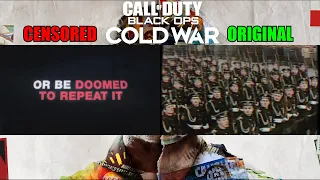 Call of Duty Black Ops Cold War - Know Your History Censored VS Original