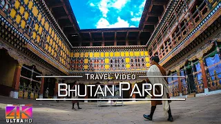 【4K】Virtual Walking Tour | Visiting Paro (Bhutan) | 2020 | UltraHD Travel Video