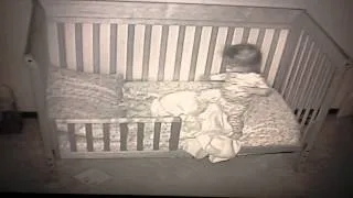 Bri's first night in her toddler bed