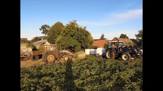 VLOG #34 Sianokosy || Zwożenie i owijanie sianokiszonki || C330 + D47 + Farmtrac