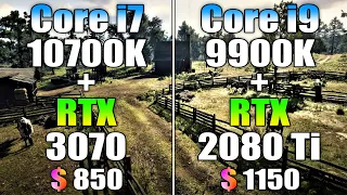 Core i7 10700K + RTX 3070 vs Core i9 9900K + RTX 2080 Ti | PC Gaming Tested