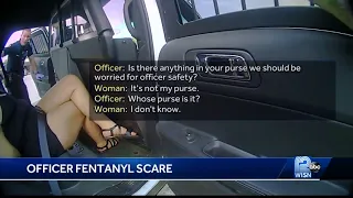 Bodycam video shows Greendale police officers' close call with fentanyl