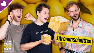 Zitronenschnitten | Saftiger Zitronenkuchen | Lieblingsrezept