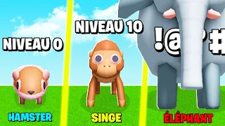 LES MEILLEURES ÉVOLUTIONS D'ANIMAUX !! (Roblox Wild Life)