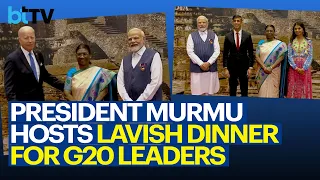 World leaders And Delegates At The Official G20 Gala Dinner Hosted By President Droupadi Murmu