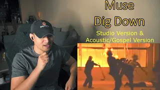 Muse - Dig Down (Studio & Acoustic/Gospel Version Double-Header) (Reaction)