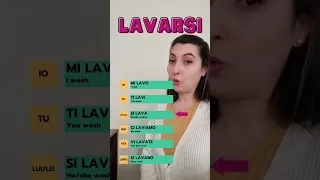 🇮🇹 ITALIAN reflexive verb (lavarsi)