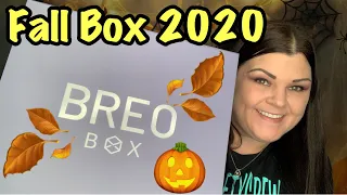 BREO BOX // FALL 2020 Seasonal Box Unboxing +Coupon Code